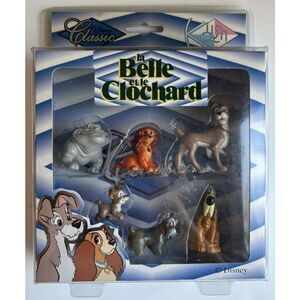 Kidm Disney Classic La Belle et le Clochard Lady and the Tramp PVC Figure Set